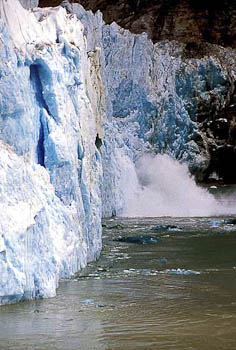 calving glaciers